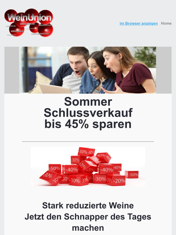 Sommer Schlussverkauf