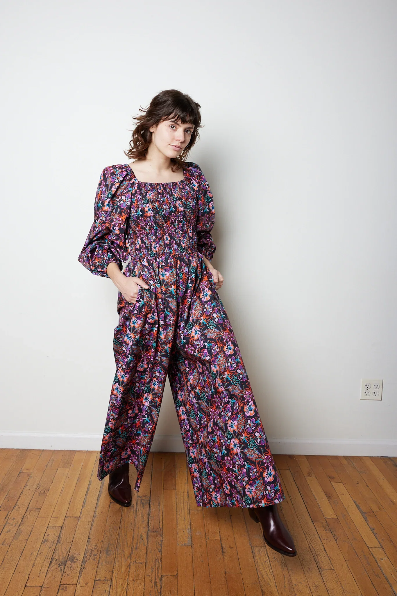 Image of LOU JUMPSUIT | MEADOW PRINT
