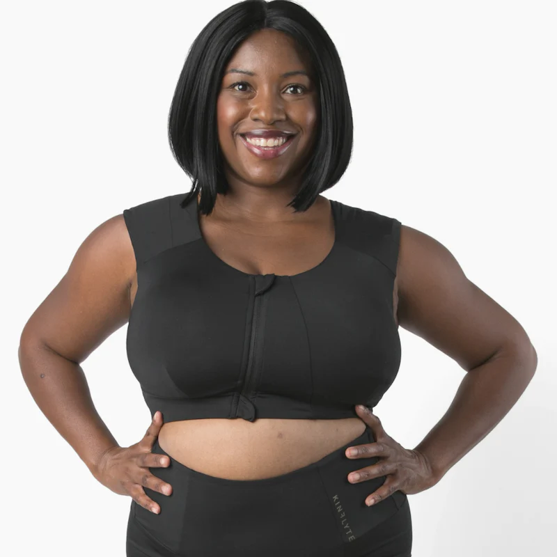 Image of Curve Zip Bra - Eco Jersey (For DD+)