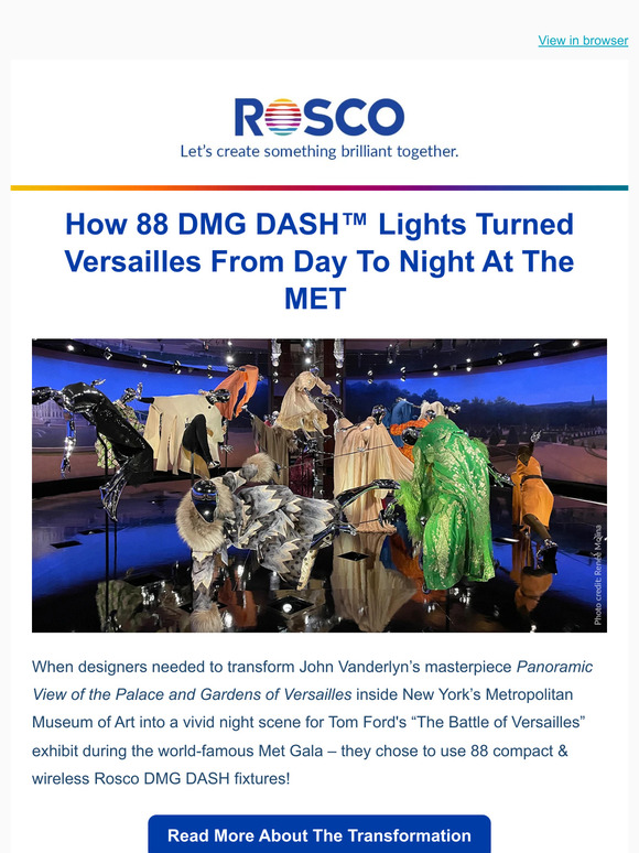 How 88 DMG DASH™ Lights Turned Versailles From Day To Night At The MET