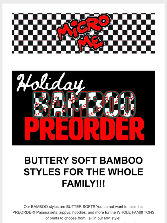 BUTTERY soft BAMBOO!!!