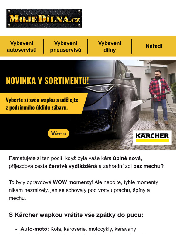 Novinka: Karcher - WOW efekt pro váš domov a zahradu