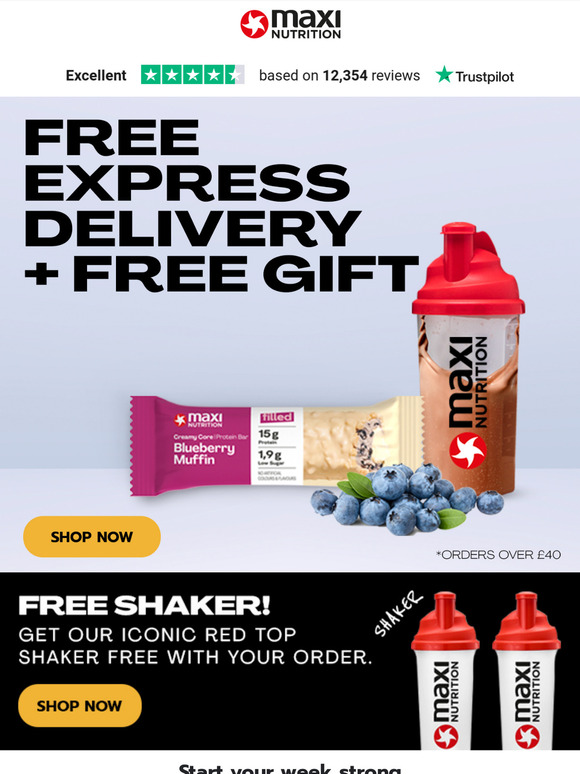 Want Free Express Delivery and a Free Gift?
