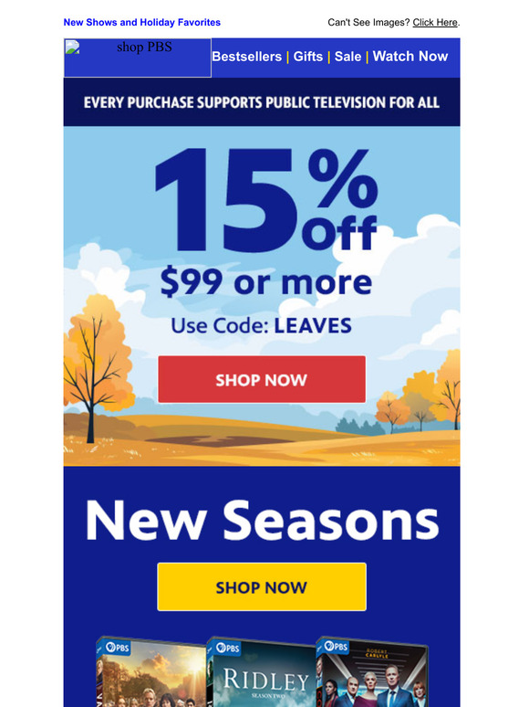 Seasonal Delights & Sitewide Savings