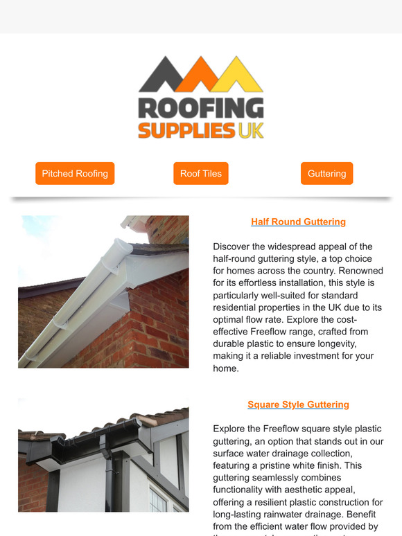 Freeflow guttering
