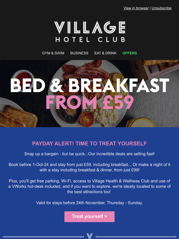 Your payday getaway!