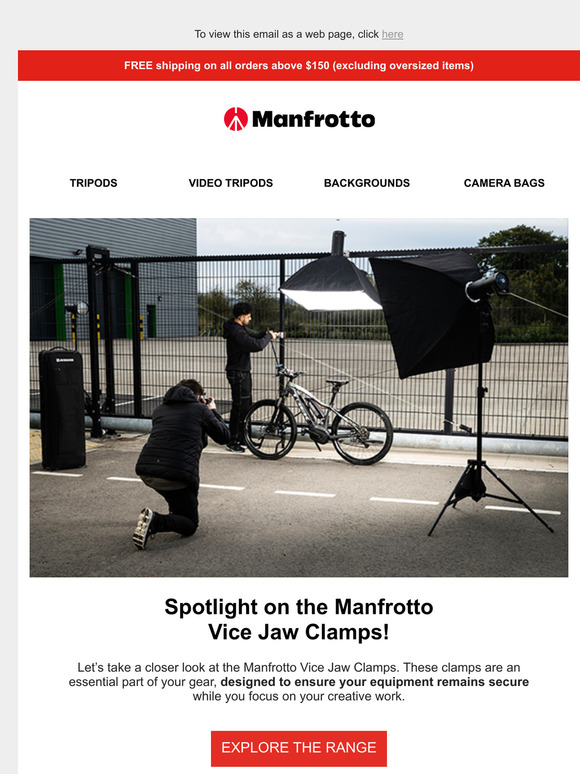 Discover the new Manfrotto Vice Jaw Clamps
