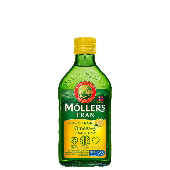 Möllers Fiskleverolja Citron 250 ml