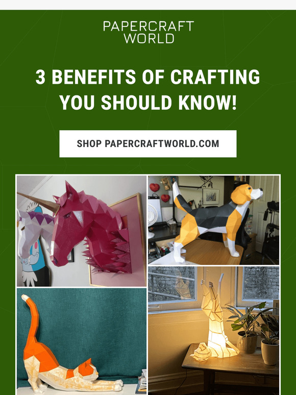 PaperCraft World 3 Benefits Of Crafting You Should Know! Milled