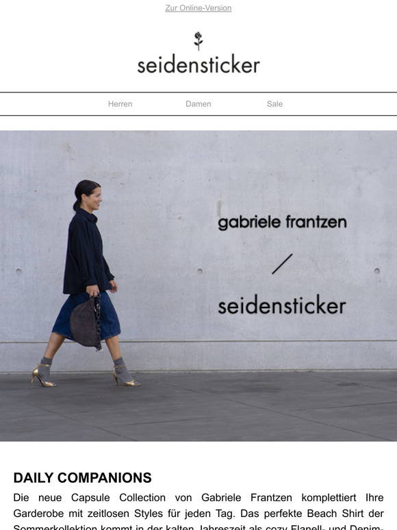 Gabriele Frantzen x Seidensticker: Flanell und Denim Must-haves