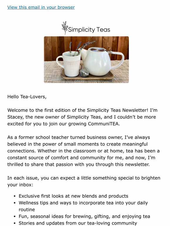 Welcome to Our CommuniTEA – Here’s What to Expect