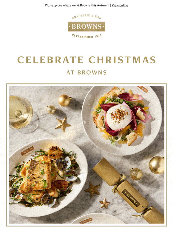 Still thinking about Christmas at Browns? Take another look... ✨