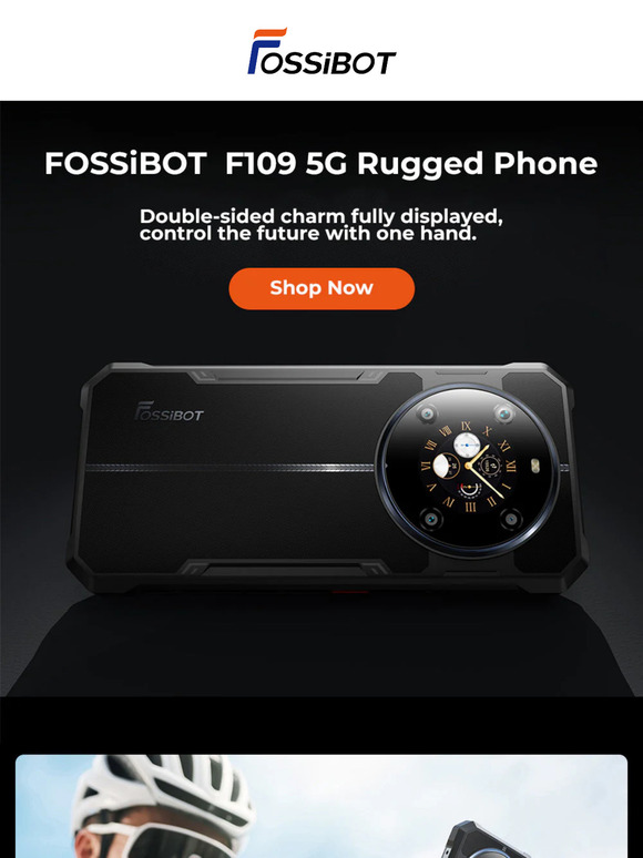 🔥 $70 Off Sale! FOSSiBOT 5G Latest Dual Screen Android 14 Rugged Phone