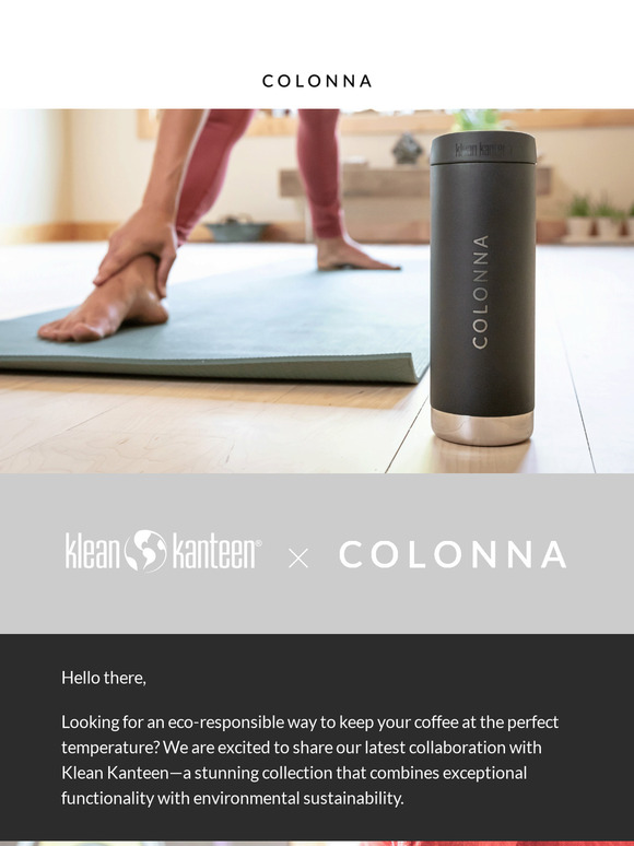 Introducing Colonna x Klean Kanteen & TOPL: Sustainable Coffee Flasks