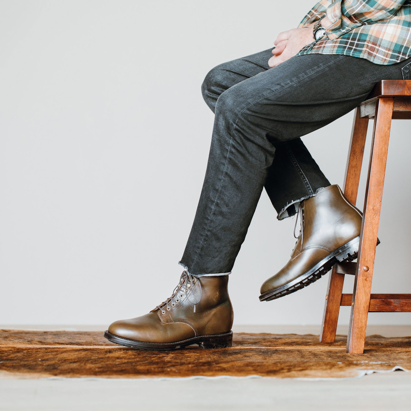 Grant Stone: Dark Olive Chromexcel | Milled