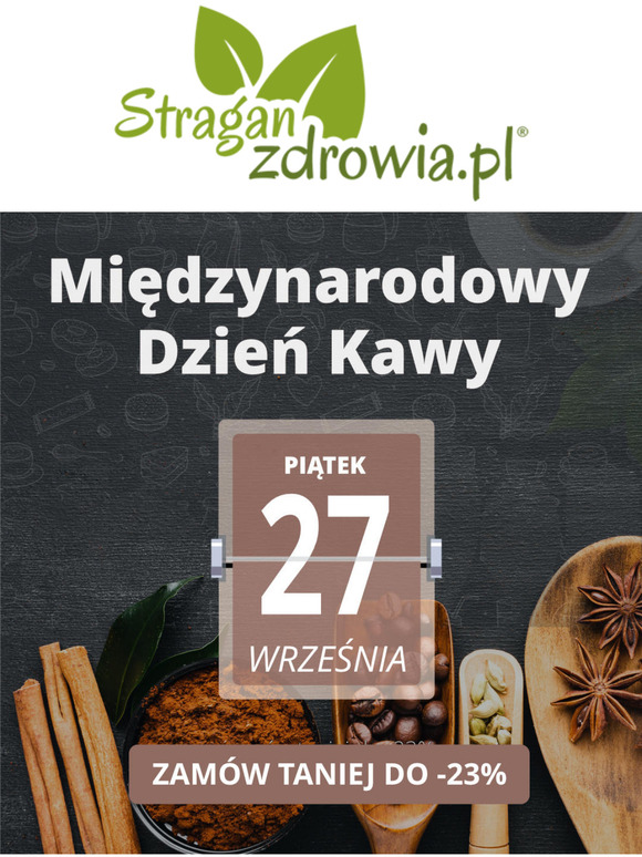 Świętuj Międzynarodowy Dzień Kawy z naszymi ekologicznymi produktami BIO