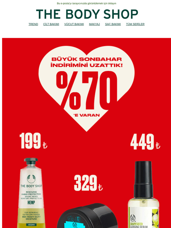 😍 %70'e Varan Büyük Sonbahar İndirimini Uzattık! 😍