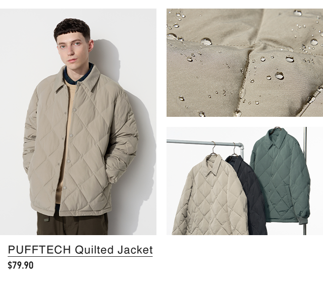 PDP 2 - MEN PUFFTECH QUILTED JACKET