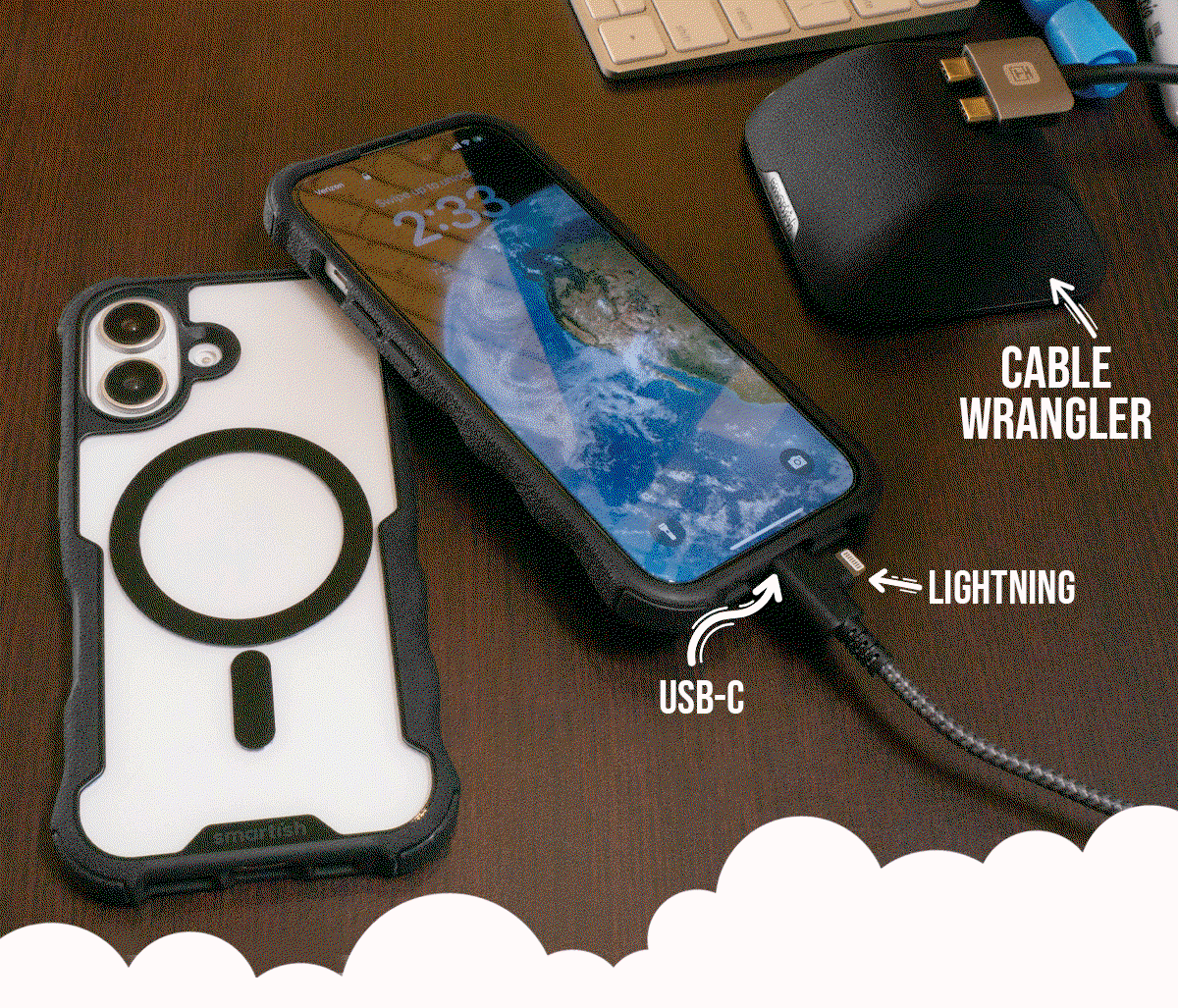 Got the shiny new iPhone 16? You’re living in the USB-C world now—and let’s be real, you need the right charger. Enter the Smartish Crown Joule USB-C to USB-C and Lightning charger, so you're ready to power up without playing the "find the right cord" game.