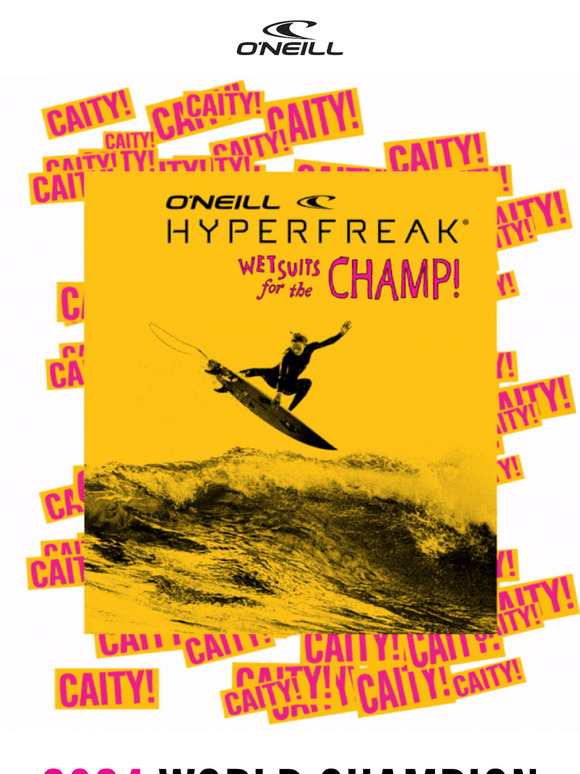 Wetsuits For The World Champ!