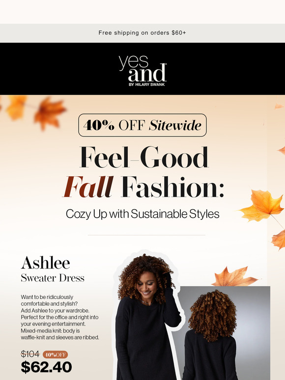 FALL into style with 40% OFF