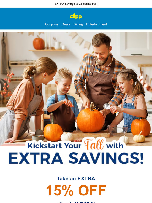 Harvest an EXTRA 15% Off!