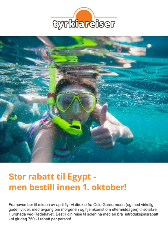 Hvorfor du bør reise til Hurghada med Tyrkiareiser ☀️