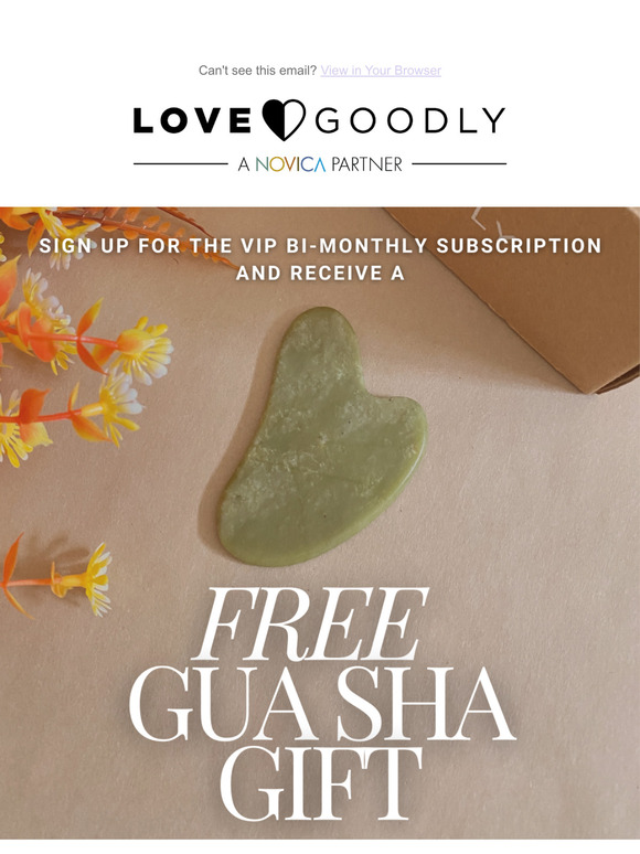 Receive a FREE Jade Gua Sha with your Oct/Nov VIP Box!
