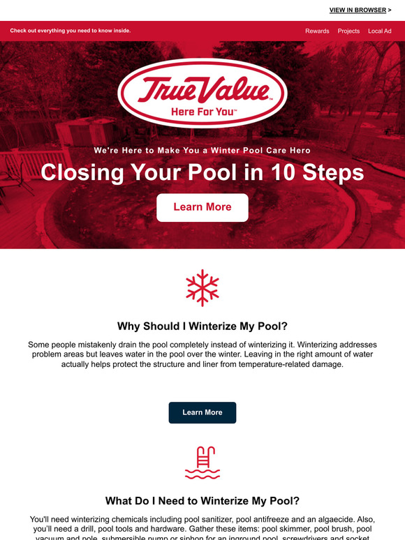 Learn How to Close Your Pool for Winter in 10 Steps ❄️