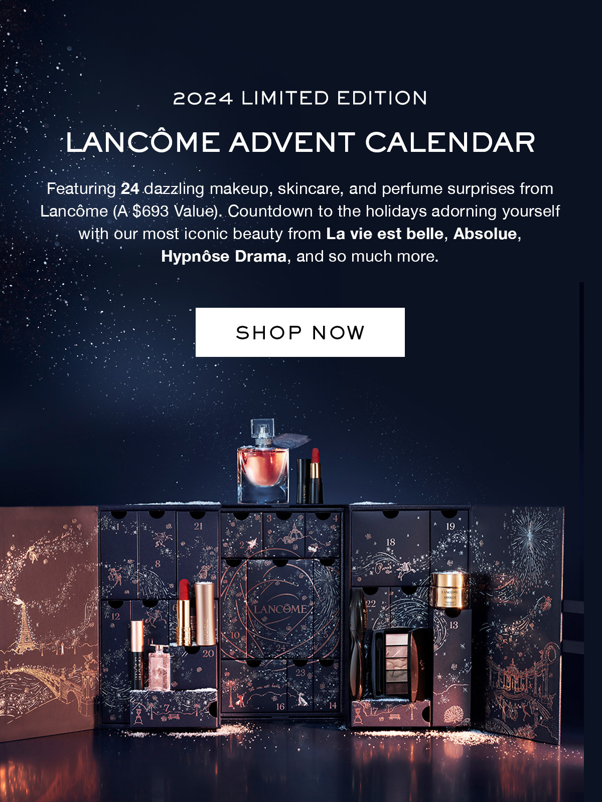 Lancôme US Advent Calendar 2024 Limited Edition Milled
