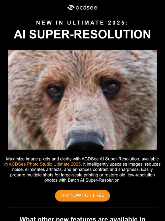 Get your FREE download of ACDSee 2025! Try it today!