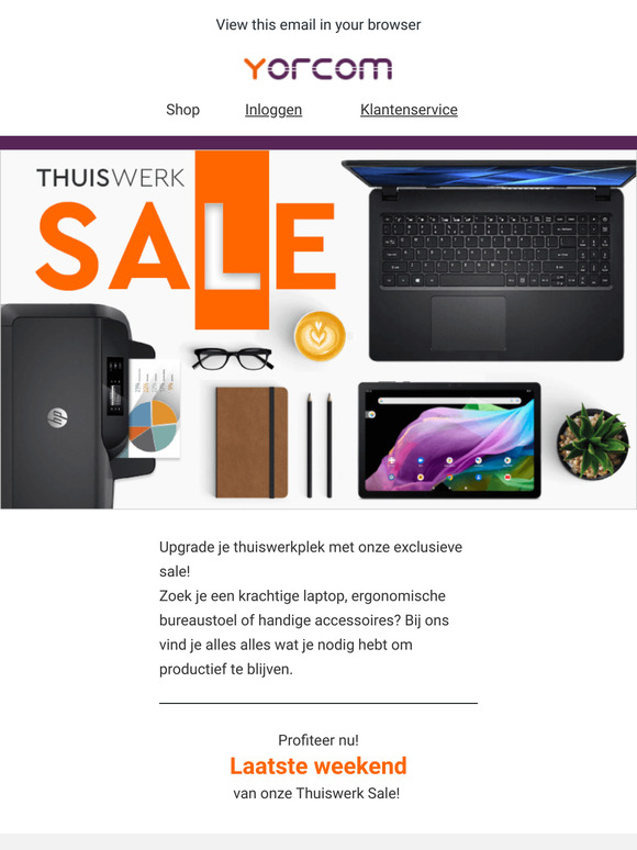 💻Laatste kans! Thuiswerk AANBIEDINGEN eindigen dit weekend!