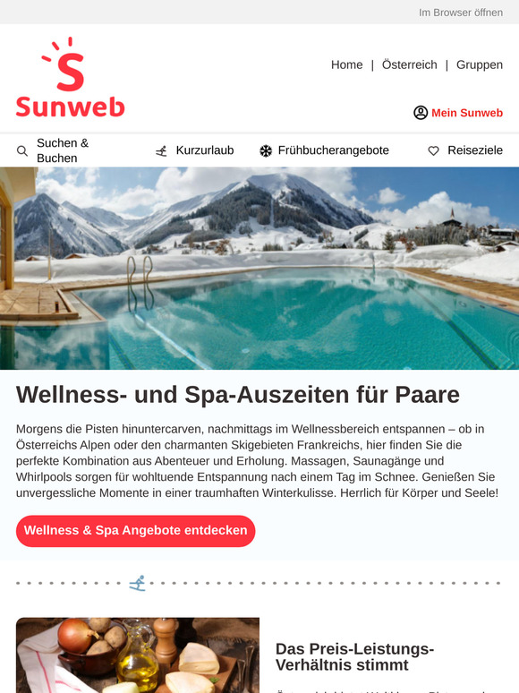 Lust auf eine Skipause 100% Entspannung? 💆