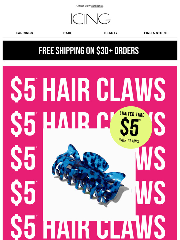 ICYMI: $5 hair claws are here