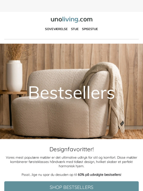 Op til 60% rabat på bestsellers! ⭐🖤
