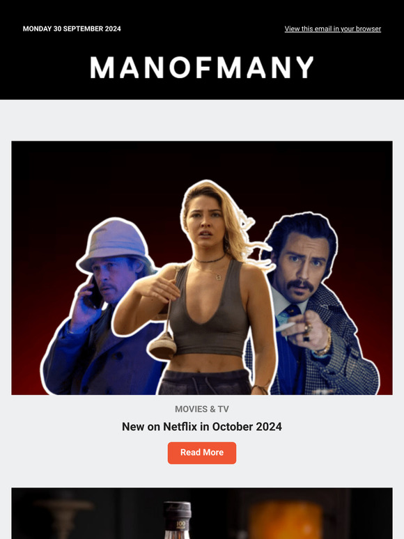 Man of Many New on Netflix in October 2024 & more Milled