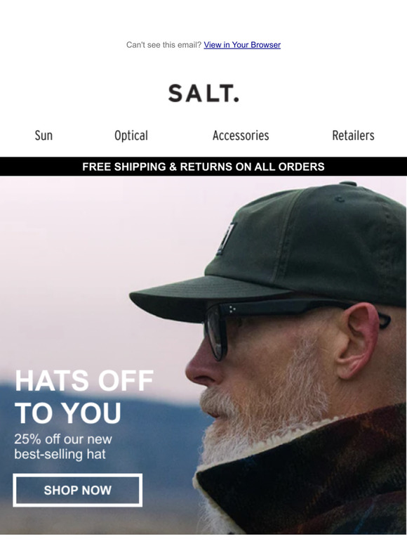 FINAL HOURS | 25% off your new favorite hat