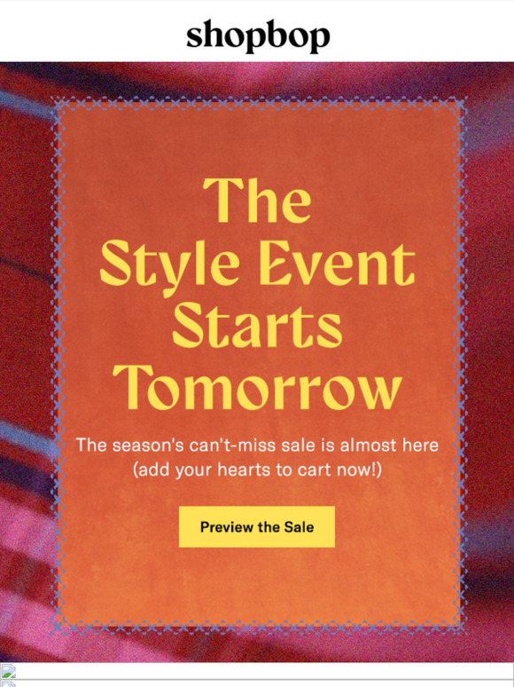 SNEAK PEEK: the season’s can’t-miss sale