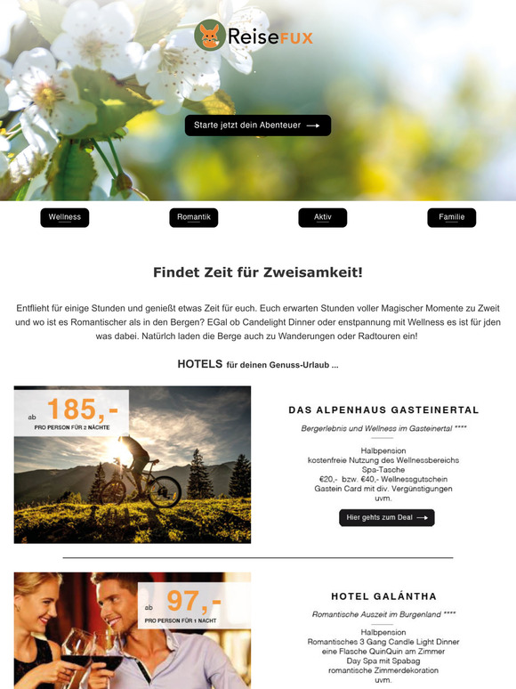 Stunden für Zweisamkeit!