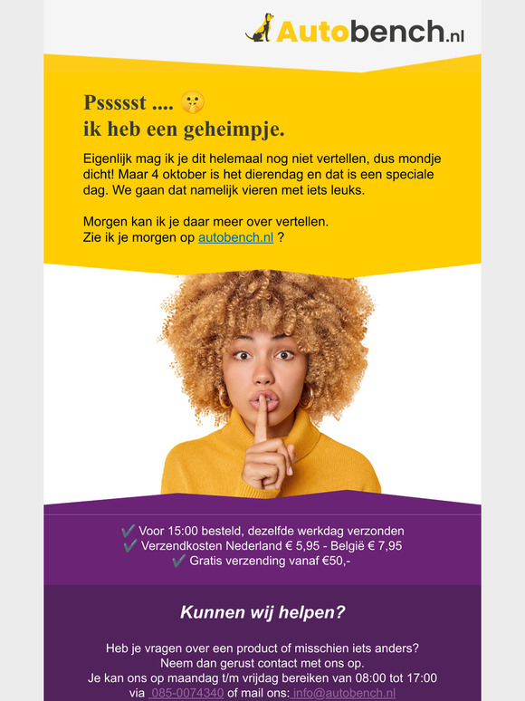 Psssst,  ik heb een geheimpje 🤫