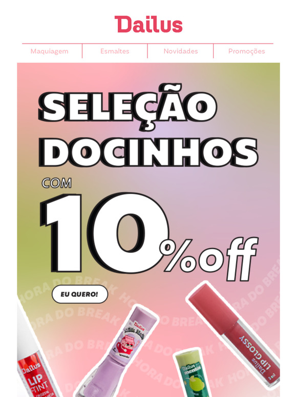 Aproveite a Seleção Docinha e Ganhe 10% de Desconto!﻿🍬