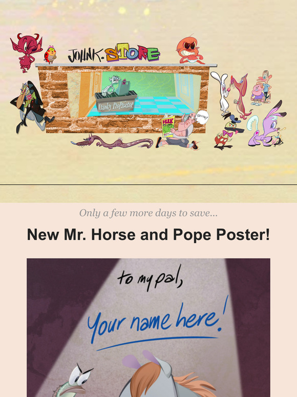 Mr. Horse Poster, New Dresses + 4 Days Left for 25% Off!
