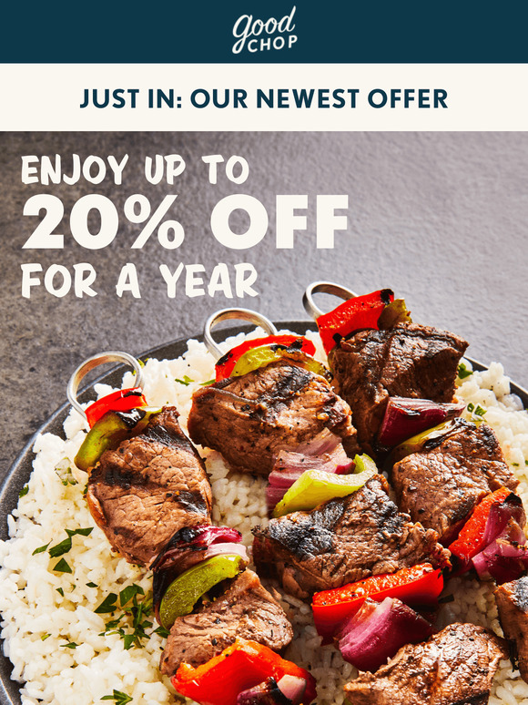 Here’s 20% OFF for an Entire YEAR 🔥