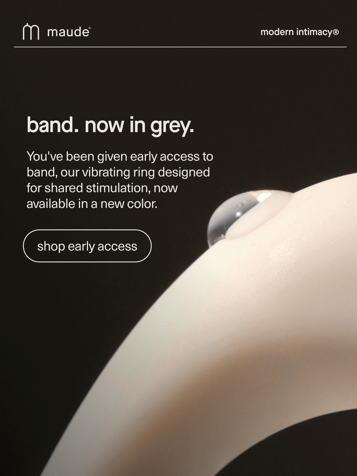 Maude: band. now in grey | Milled Maude: band. now in grey | Milled