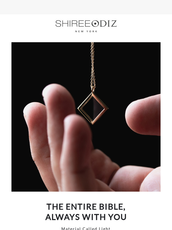 World First! Nano-Inscribed Bible Necklace