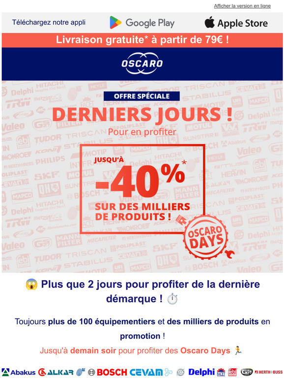 🏁 2 jours avant la fin de la dernière démarque 😱