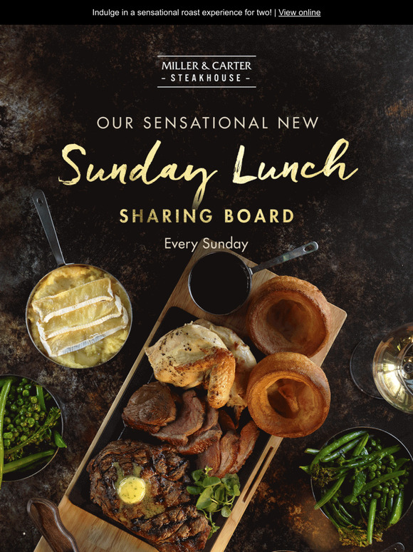 —, Miller's Sunday Sharing Board has landed 🤤