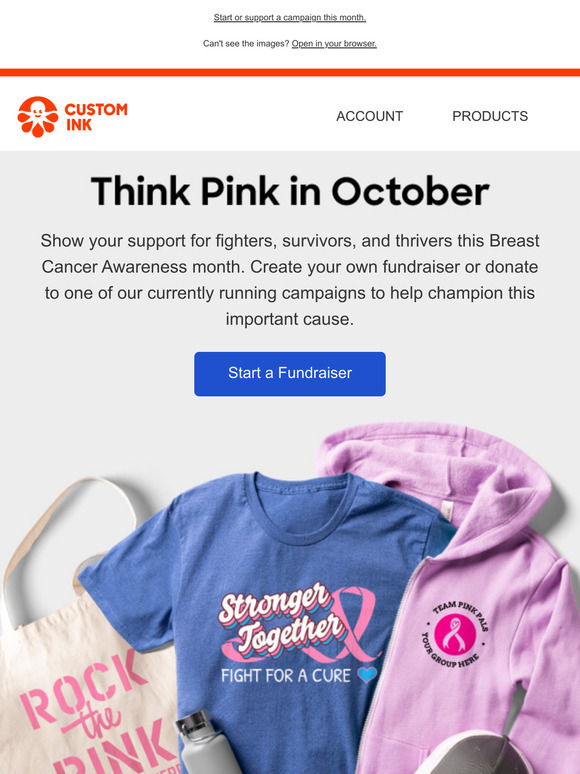 Fundraise for breast cancer awareness