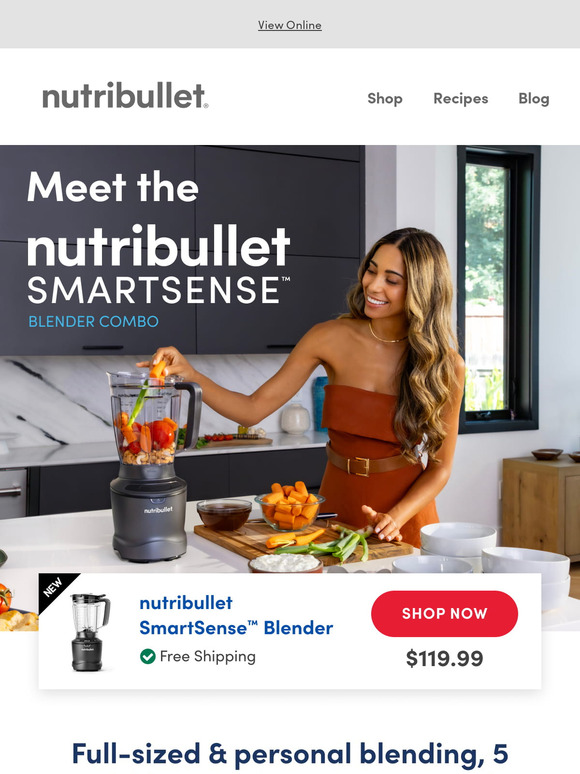 ALL NEW: the nutribullet SmartSense™ Blender Combo has arrived!