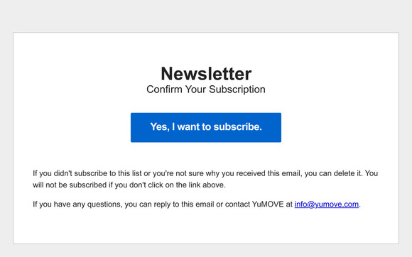 Confirm Your Subscription